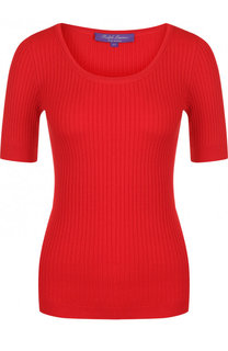 Топ фактурной вязки с круглым вырезом Ralph Lauren