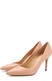 Кожаные туфли Gianvito 85 на шпильке Gianvito Rossi