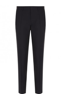 Брюки прямого кроя из смеси шерсти и кашемира BOSS