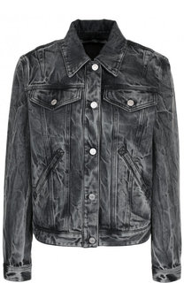 Джинсовая куртка с потертостями Givenchy