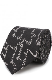 Шелковый галстук с принтом Givenchy