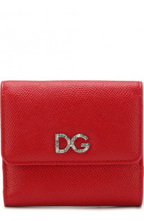 Кожаный кошелек с тиснением Dauphine Dolce & Gabbana