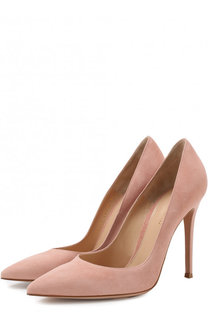 Замшевые туфли Gianvito 105 на шпильке Gianvito Rossi