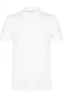 Хлопковое поло с короткими рукавами Givenchy