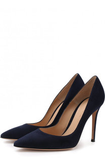 Замшевые туфли Gianvito 105 на шпильке Gianvito Rossi