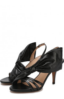 Кожаные босоножки Valentino Garavani Side Bow на шпильке Valentino