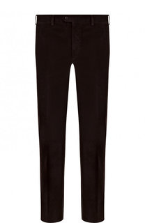 Хлопковые брюки прямого кроя Brioni