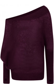 Однотонный пуловер с открытым плечом Tom Ford