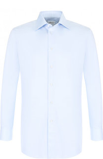 Хлопковая сорочка с воротником кент Brioni