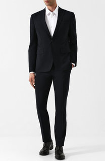 Шерстяной костюм с пиджаком на двух пуговицах Dsquared2