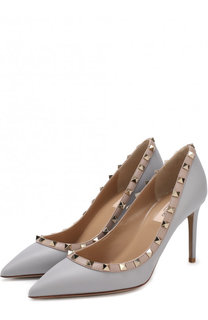 Туфли Valentino Garavani Rockstud Liquid Metal на шпильке Valentino