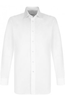 Хлопковая сорочка с воротником кент Brioni