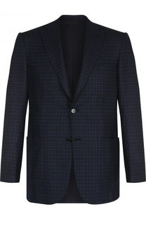Однобортный шерстяной пиджак Brioni