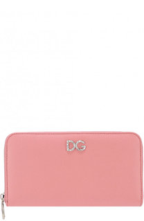 Кожаный кошелек на молнии Dolce & Gabbana
