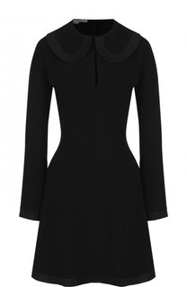 Однотонное приталенное мини-платье Stella McCartney