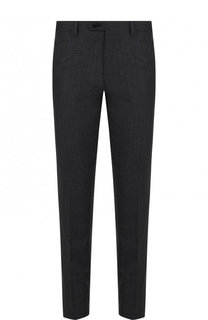 Шерстяные брюки прямого кроя Brioni