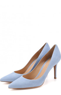 Замшевые туфли Gianvito 85 на шпильке Gianvito Rossi