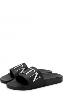 Резиновые шлепанцы Valentino Garavani VLTN Valentino