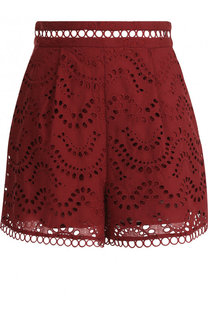 Кружевные шорты из хлопка Zimmermann
