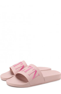 Резиновые шлепанцы Valentino Garavani VLTN Valentino
