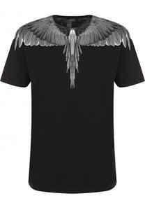 Хлопковая футболка с принтом Marcelo Burlon