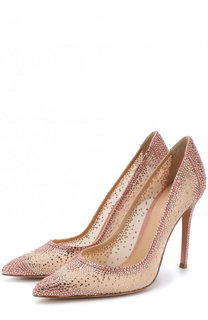 Туфли Gianvito 105 с кристаллами на шпильке Gianvito Rossi