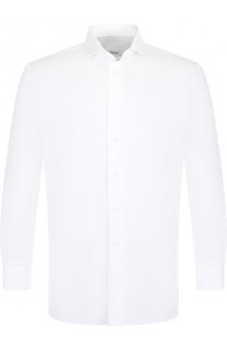 Хлопковая сорочка с воротником кент Brioni