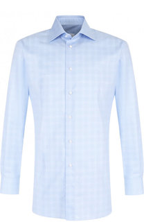 Хлопковая сорочка с воротником кент Brioni