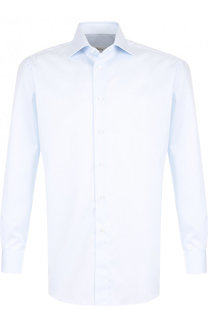 Хлопковая сорочка с воротником кент Brioni