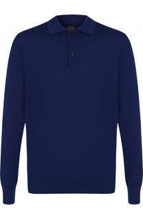 Шерстяное поло с длинными рукавами Paul&Shark