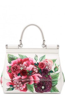 Сумка Sicily small с принтом Dolce & Gabbana
