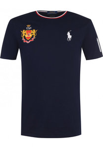 Хлопковая футболка с круглым вырезом Polo Ralph Lauren
