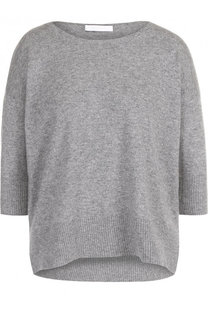 Однотонный кашемировый пуловер с круглым вырезом Cruciani