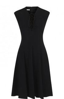 Однотонное мини-платье со шнуровкой Stella McCartney