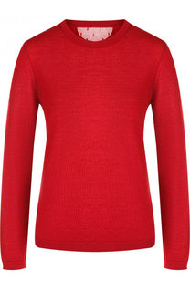 Однотонный пуловер из смеси кашемира и шелка REDVALENTINO