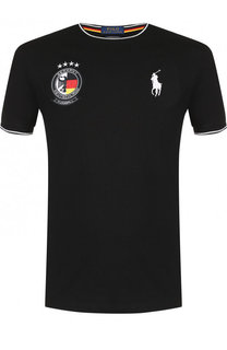Хлопковая футболка с круглым вырезом Polo Ralph Lauren