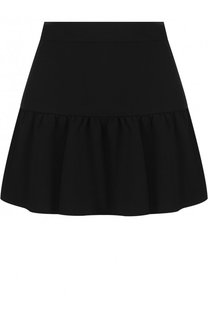 Однотонная мини-юбка А-силуэта REDVALENTINO