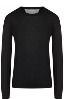 Однотонный пуловер из смеси кашемира и шелка REDVALENTINO