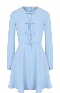 Приталенное мини-платье с декоративной отделкой REDVALENTINO