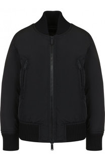 Однотонный бомбер с принтом на спине Dsquared2