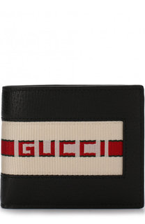 Кожаное портмоне с отделениями для кредитных карт Gucci