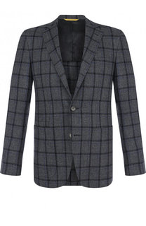 Однобортный шерстяной пиджак Canali