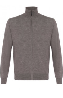 Шерстяной кардиган на молнии Brioni