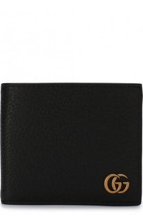 Кожаное портмоне с логотипом бренда Gucci