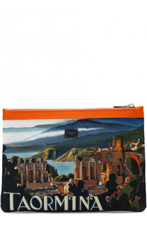 Папка для документов с принтом Portofino Dolce & Gabbana