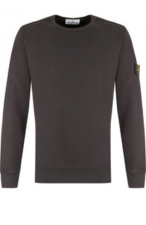 Однотонный хлопковый свитшот Stone Island