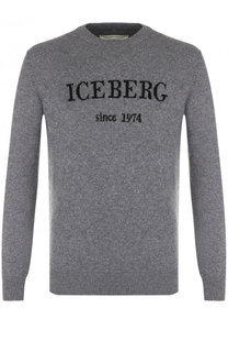 Шерстяной свитер с принтом Iceberg
