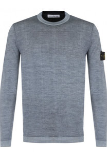 Шерстяной джемпер с круглым вырезом Stone Island