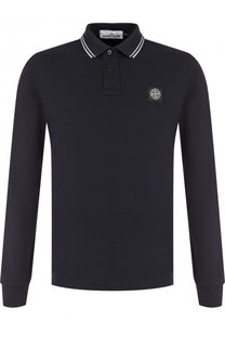 Хлопковое поло с длинными рукавами Stone Island