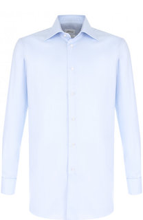 Хлопковая сорочка с воротником кент Brioni